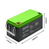 QOLTEC 53082 Gel Baterija 12V 150Ah