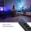 QOLTEC Apsauga nuo viršįtampių Quick Switch 5 lizdai 3m juodas