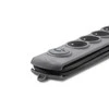 QOLTEC 50164 Apsaugos nuo viršįtampių Quick Switch 4 lizdai pilka 2,5m