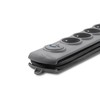 QOLTEC 50165 Apsaugos nuo viršįtampių Quick Switch 6 lizdai pilka 1.8m