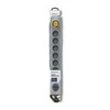 QOLTEC 50167 Apsaugos nuo viršįtampių Quick Switch 8 lizdai pilka 1,8m
