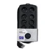 QOLTEC 50161 Apsaugos nuo viršįtampių Quick Switch 8 lizdai juodas 2,5m