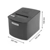 QOLTEC 50256 Receipt spausdintuvas voucher thermal USB