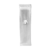 QOLTEC 52238 Daugkartinio naudojimo savaime užsifiksuojantis kabelio raištis 7,2x450 mm nailono UV Baltas