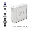 Maitinimo šaltinis skirtas bėgiui din 10 W 12 V 083 A baltas plonas Qoltec