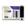 QOLTEC 52445 Kodinė spyna DIONE su RFID skaitytuvu Kodų kortelės rakto pakabukas Durų skambučio mygtukas IP68 EM