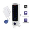 QOLTEC 52445 Kodinė spyna DIONE su RFID skaitytuvu Kodų kortelės rakto pakabukas Durų skambučio mygtukas IP68 EM