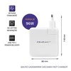 QOLTEC 51709 Maitinimo įkroviklis Greitas 96W 5 20V 3 4.7A USB C PD Baltas