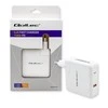 QOLTEC 51710 maitinimo įkroviklis GaN Fast 108W 5 20V 3 4.7A USB C Baltas