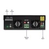QOLTEC 53876 hibridinis autonominis saulės energijos inverteris, 2,4 kW 80A MPPT sinusas