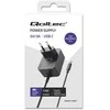 Qoltec Super FAST PD įkroviklis Raspberry PI 4 USB-C 15W 5V 3A juodas