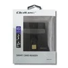 QOLTEC Smart chip ID kortelių skaitytuvas USB 2.0 Plug&amp;Play vertikalus