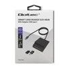 QOLTEC 50636 Intelligent Smart ID lustinių kortelių skaitytuvas SCR0636 USB tipo C