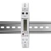 Qoltec 1-fazowy elektroninis licznik | miernik zużycia energii na szynę DIN | 230V | 30A | LCD | 1P