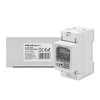 QOLTEC 50899 vienfazis elektroninis energijos suvartojimo matuoklis 230V LCD 2P DIN bėgis