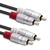 QOLTEC 52335 Cable 2xRCA male 2xRCA male 0.5m Juodas
