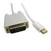 QOLTEC 50416 Qoltec DisplayPort Alternatyvus režimas USB 3.1 CM / DVI M 4Kx2K 1m