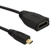 Qoltec Adapteris HDMI A moteriškas | Micro HDMI D vyriškas | 0,2 m