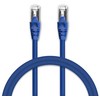 Tinklo laidas Kabelis sujungimo ftp cat6 2 x rj-45 5 m didelės spartos auksinis ekranuotas Qoltec