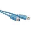 QOLTEC USB 3.0 kabelis prie spausdintuvo A kištukas B kištukas 1m