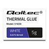 QOLTEC 51659 Qoltec terminiai klijai 0,975 W/m-K | 5g | baltas