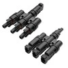 QOLTEC 52600 saulės kolektoriaus jungtis / MC4 jungtis / tipas T / 1000V / 30A