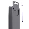 QOLTEC 50296 Power strip 5 sockets 1.8m Baltas pilkas