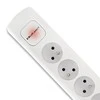 QOLTEC 50278 Maitinimo juosta 6 lizdai 1,8m Baltas