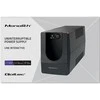 QOLTEC 53772 nepertraukiamo maitinimo linijos interaktyvus monolitas 650VA 360W