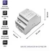 Qoltec DIN bėgio maitinimo šaltinis | 60W | 24V | 2,5A | Pilka