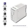 Maitinimo šaltinis skirtas bėgiams din 60w 12v 5a baltas plonas Qoltec