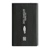 Kištukinis lizdas Qoltec Qoltec Aliuminio dėklas HDD / SMD 2.5 SATA3 124; USB 2.0 124; Juoda