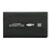 Kištukinis lizdas Qoltec Qoltec Aliuminio dėklas HDD / SMD 2.5 SATA3 124; USB 2.0 124; Juoda