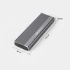 SSD Korpusas - Qoltec 52267 M.2 SATA USB-C 2TB Pilkas