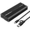 Išorinio kietojo disko dėklas Qoltec 52270