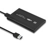 QOLTEC Išorinis kietasis diskas Case HDD/SSD 2.5" SATA3 USB 3.0 Juodas