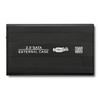 QOLTEC Išorinis kietasis diskas Case HDD/SSD 2.5" SATA3 USB 3.0 Juodas