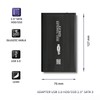 QOLTEC Išorinis kietasis diskas Case HDD/SSD 2.5" SATA3 USB 3.0 Juodas