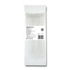 QOLTEC 52199 Užtrauktukai 3.6 200 100vnt nailono UV Baltas