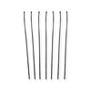 QOLTEC 52212 Zippers 4.8 400 100pcs nylon UV Juodas