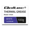 Qoltec terminė pasta 1.42 W/m-K 100g balta