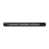QOLTEC 54478 Patch panel RACK 12 jungtys POE Juodas