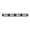 QOLTEC 54475 Patch panel RACK 24 jungtys kat.5E UTP Juodas