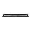 QOLTEC 54479 Patch panel RACK 24 jungtys UTP blank Juodas