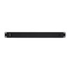 QOLTEC 54477 Patch panel Rack 48V 24 jungtys Passive PoE injector 1000m Juodas