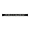 QOLTEC 54477 Patch panel Rack 48V 24 jungtys Passive PoE injector 1000m Juodas
