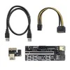 QOLTEC 55510 Riser PCI E 1x 16x USB 3.0 ver. 018 SATA PCI E 6 pin