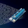 QOLTEC 55507 Riser PCI-E 1x - 16x USB 3.0 ver. 009S SATA / PCI-E 6 kontaktai