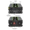 QOLTEC 51935 grynos sinusinės bangos keitiklis, monolitas / 2000 W / 4000 W / 12 V–230 V
