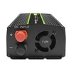 QOLTEC 51937 grynos sinusinės bangos keitiklis, monolitinis / 600 W / 1200 W / 24 V–230 V